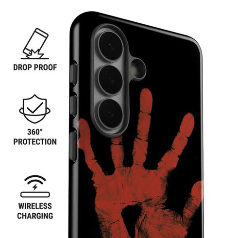 Bloody Handprint Galaxy S26 Plus Impact Case
