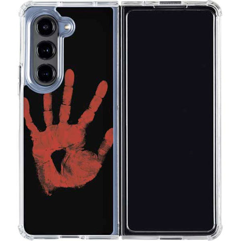 Bloody Handprint Galaxy Z Fold5 5G Clear Case