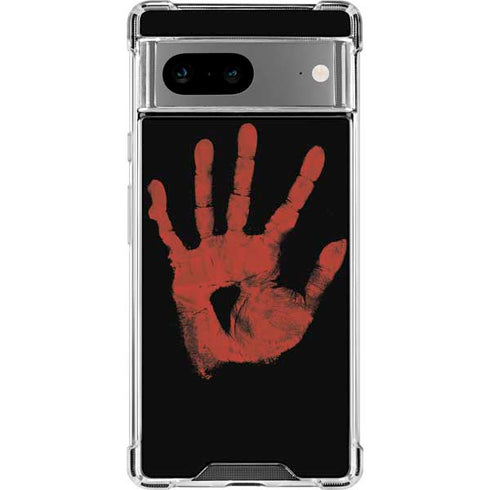 Bloody Handprint Google Pixel 8a Clear Case