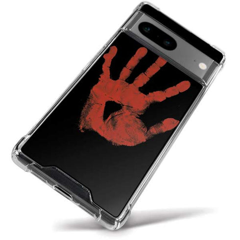 Bloody Handprint Google Pixel 8a Clear Case