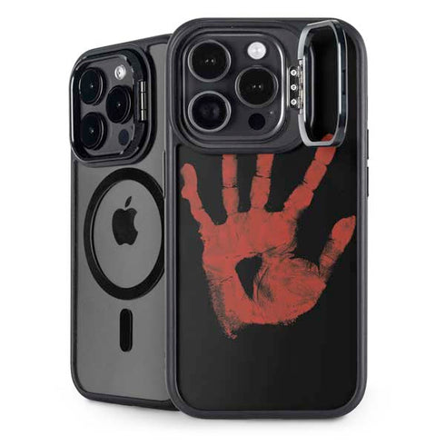 Bloody Handprint iPhone 14 Pro Max Kickstand Case