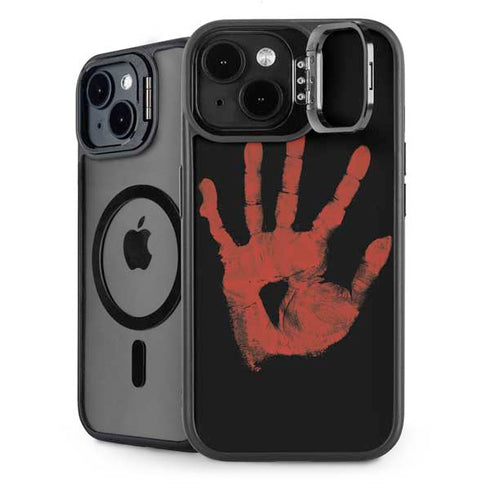 Bloody Handprint iPhone 15 Kickstand Case