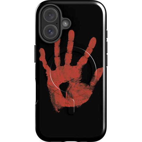 Bloody Handprint iPhone 16 Magsafe Impact Case