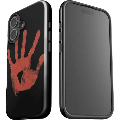 Bloody Handprint iPhone 16 Plus Impact Case