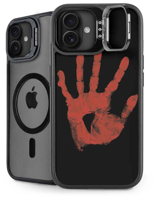 Bloody Handprint iPhone 16 Plus Kickstand Case
