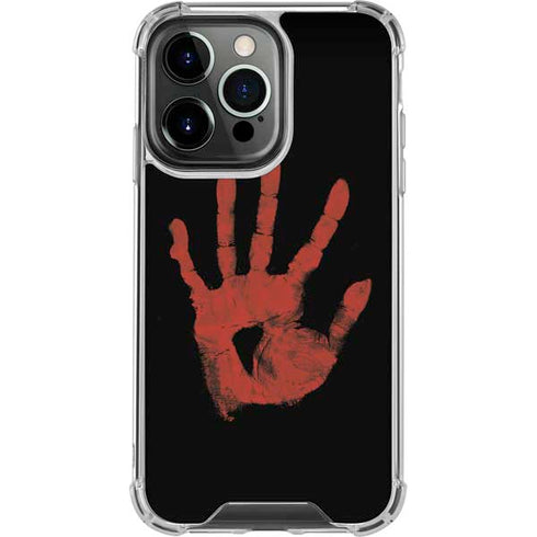 Bloody Handprint iPhone 16 Pro Clear Case