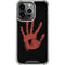 Bloody Handprint iPhone 16 Pro Clear Case