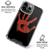 Bloody Handprint iPhone 16 Pro Max Clear Case