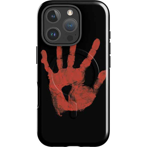 Bloody Handprint iPhone 16 Pro Max Magsafe Impact Case