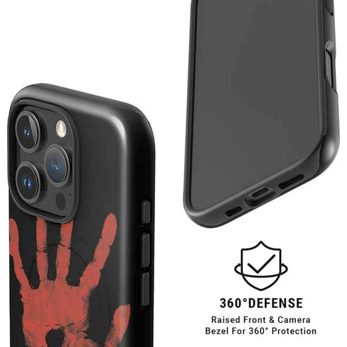 Bloody Handprint iPhone 16 Pro Max Magsafe Impact Case