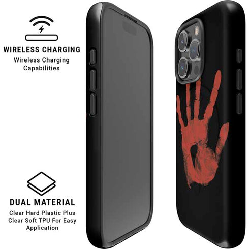 Bloody Handprint iPhone 16 Pro Max Magsafe Impact Case