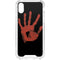 Bloody Handprint iPhone XS Clear Case