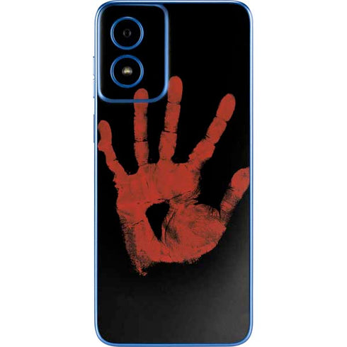 Bloody Handprint Moto G Play 4G (2024) Skin