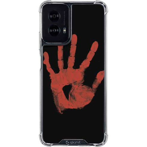 Bloody Handprint Moto G Power 5G (2024) Clear Case