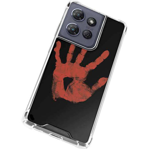 Bloody Handprint Moto G Power 5G (2025) Clear Case