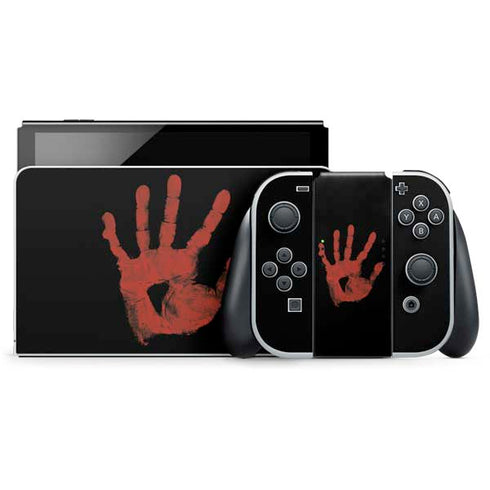 Bloody Handprint Nintendo Skins
