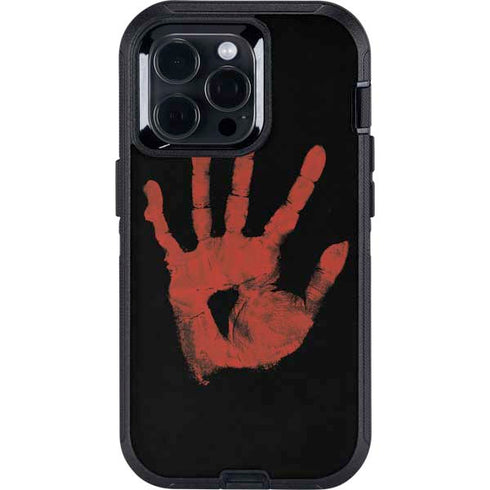 Bloody Handprint Otterbox Defender iPhone Skin