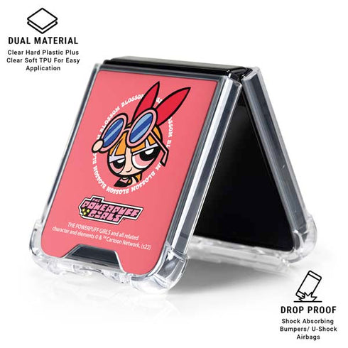 Cartoon Network Powerpuff Girls Blossom Galaxy Z Flip6 Clear Case