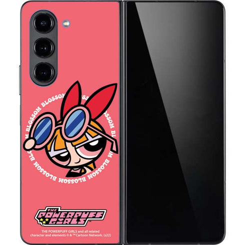 Cartoon Network Powerpuff Girls Blossom Galaxy Z Fold5 5G Skin