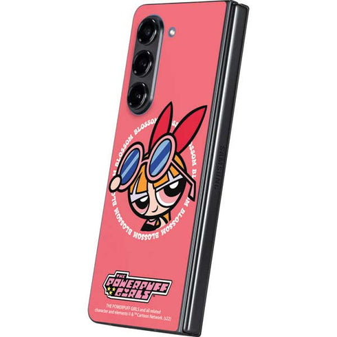 Cartoon Network Powerpuff Girls Blossom Galaxy Z Fold5 5G Skin