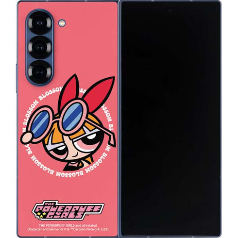 Cartoon Network Powerpuff Girls Blossom Galaxy Z Fold6 Skin