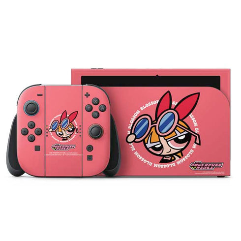 Cartoon Network Powerpuff Girls Blossom Nintendo Switch 2 (2025) with Joy-Con Skin