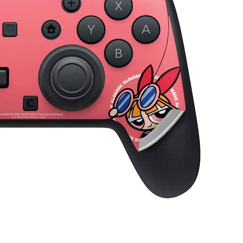 Cartoon Network Powerpuff Girls Blossom Nintendo Switch 2 (2025) Pro Controller Skin