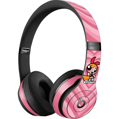 Cartoon Network Powerpuff Girls Blossom Pink Hearts Beats Solo 3 Wireless Skin