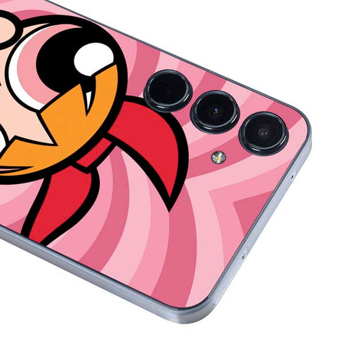 Cartoon Network Powerpuff Girls Blossom Pink Hearts Galaxy A35 5G Skin