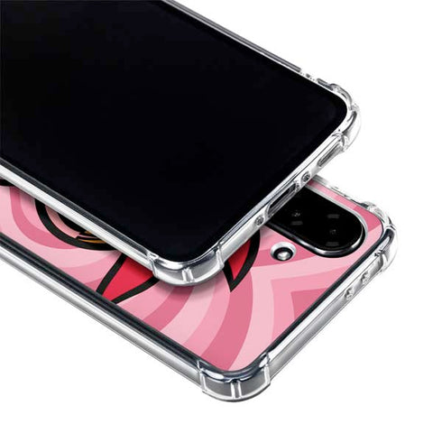 Cartoon Network Powerpuff Girls Blossom Pink Hearts Galaxy A36 5G Clear Case