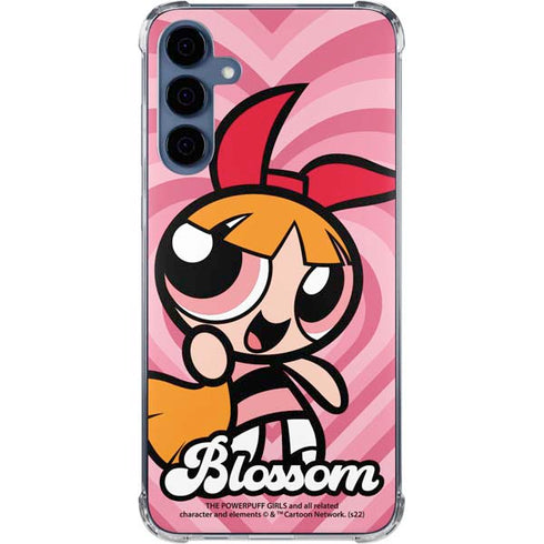 Cartoon Network Powerpuff Girls Blossom Pink Hearts Galaxy A55 5G Clear Case
