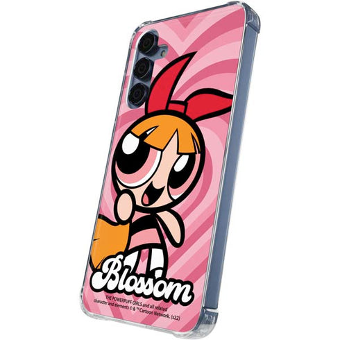 Cartoon Network Powerpuff Girls Blossom Pink Hearts Galaxy A55 5G Clear Case