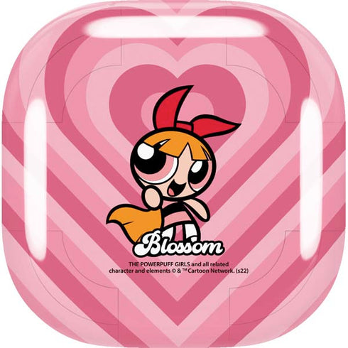 Cartoon Network Powerpuff Girls Blossom Pink Hearts Galaxy Buds Live Skin