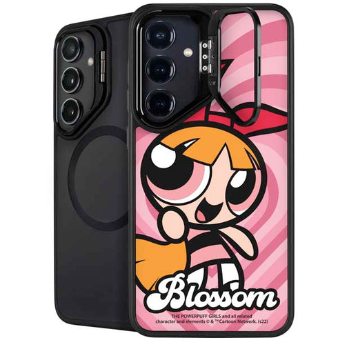 Cartoon Network Powerpuff Girls Blossom Pink Hearts Galaxy S25 Plus Kickstand Case