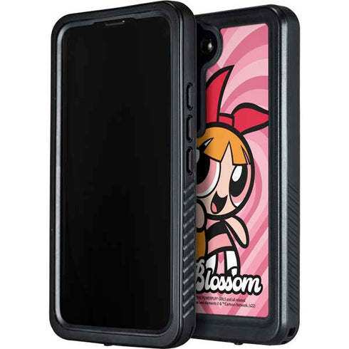 Cartoon Network Powerpuff Girls Blossom Pink Hearts Galaxy S24 Plus Waterproof Case