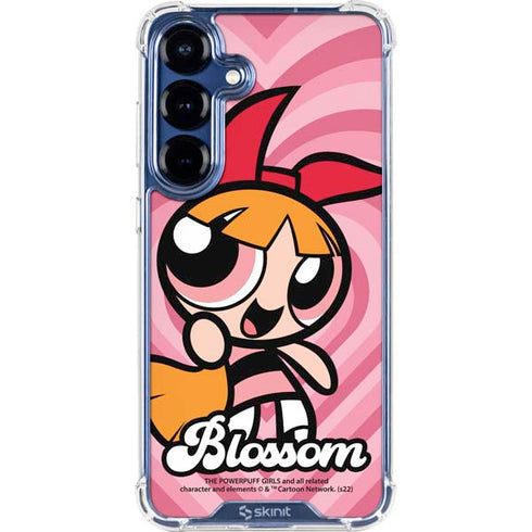 Cartoon Network Powerpuff Girls Blossom Pink Hearts Galaxy S25 Clear Case