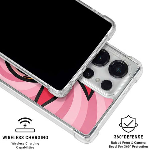 Cartoon Network Powerpuff Girls Blossom Pink Hearts Galaxy S25 Ultra Clear Case