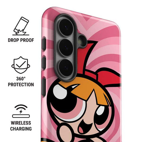 Cartoon Network Powerpuff Girls Blossom Pink Hearts Galaxy S26 Impact Case