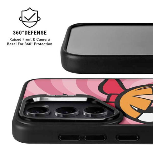 Cartoon Network Powerpuff Girls Blossom Pink Hearts Galaxy S26 Plus Kickstand Case