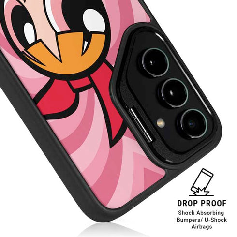 Cartoon Network Powerpuff Girls Blossom Pink Hearts Galaxy S26 Plus Kickstand Case