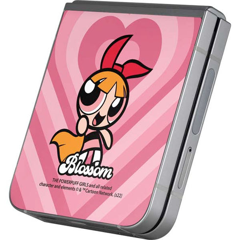 Cartoon Network Powerpuff Girls Blossom Pink Hearts Galaxy Z Flip6 Skin