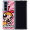 Cartoon Network Powerpuff Girls Blossom Pink Hearts Galaxy Z Fold5 5G Clear Case