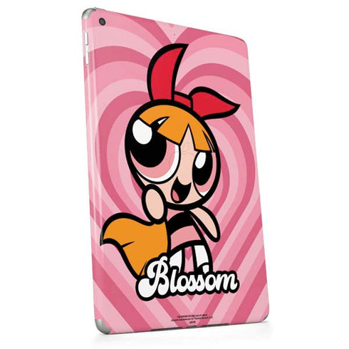 Cartoon Network Powerpuff Girls Blossom Pink Hearts Apple iPad Skin