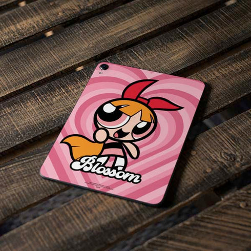Cartoon Network Powerpuff Girls Blossom Pink Hearts Apple iPad Pro Skin
