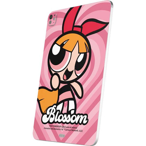 Cartoon Network Powerpuff Girls Blossom Pink Hearts iPad Pro 13in M4 (2024) Skin