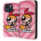 Cartoon Network Powerpuff Girls Blossom Pink Hearts iPhone 15 Plus Folio Case
