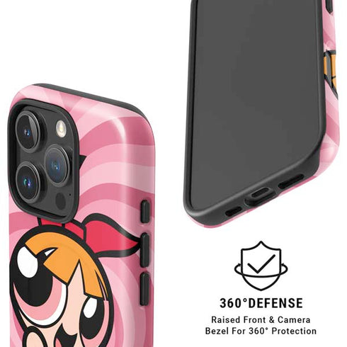 Cartoon Network Powerpuff Girls Blossom Pink Hearts iPhone 16 Pro Magsafe Impact Case