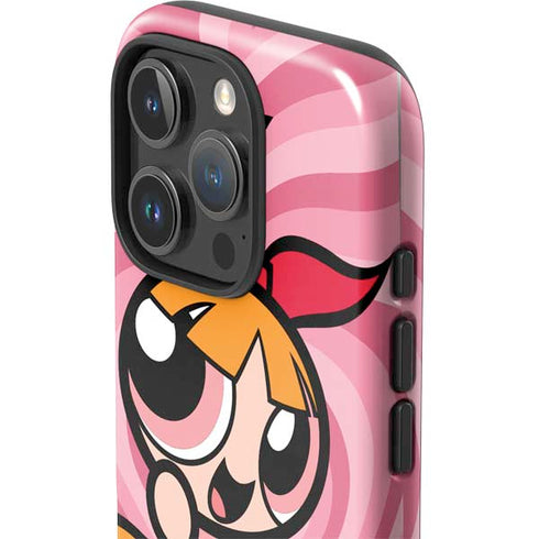 Cartoon Network Powerpuff Girls Blossom Pink Hearts iPhone 16 Pro Max Impact Case