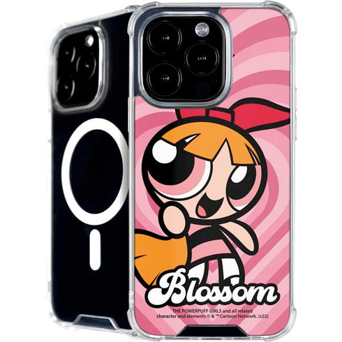 Cartoon Network Powerpuff Girls Blossom Pink Hearts iPhone 16 Pro Max MagSafe Case