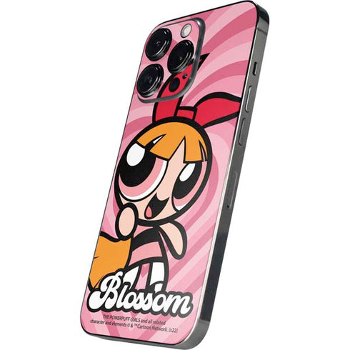Cartoon Network Powerpuff Girls Blossom Pink Hearts iPhone 16 Pro Skin